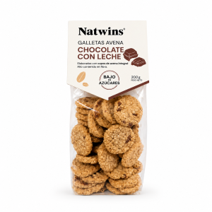 Natwins Chocolate con leche 200g caja 10 U
